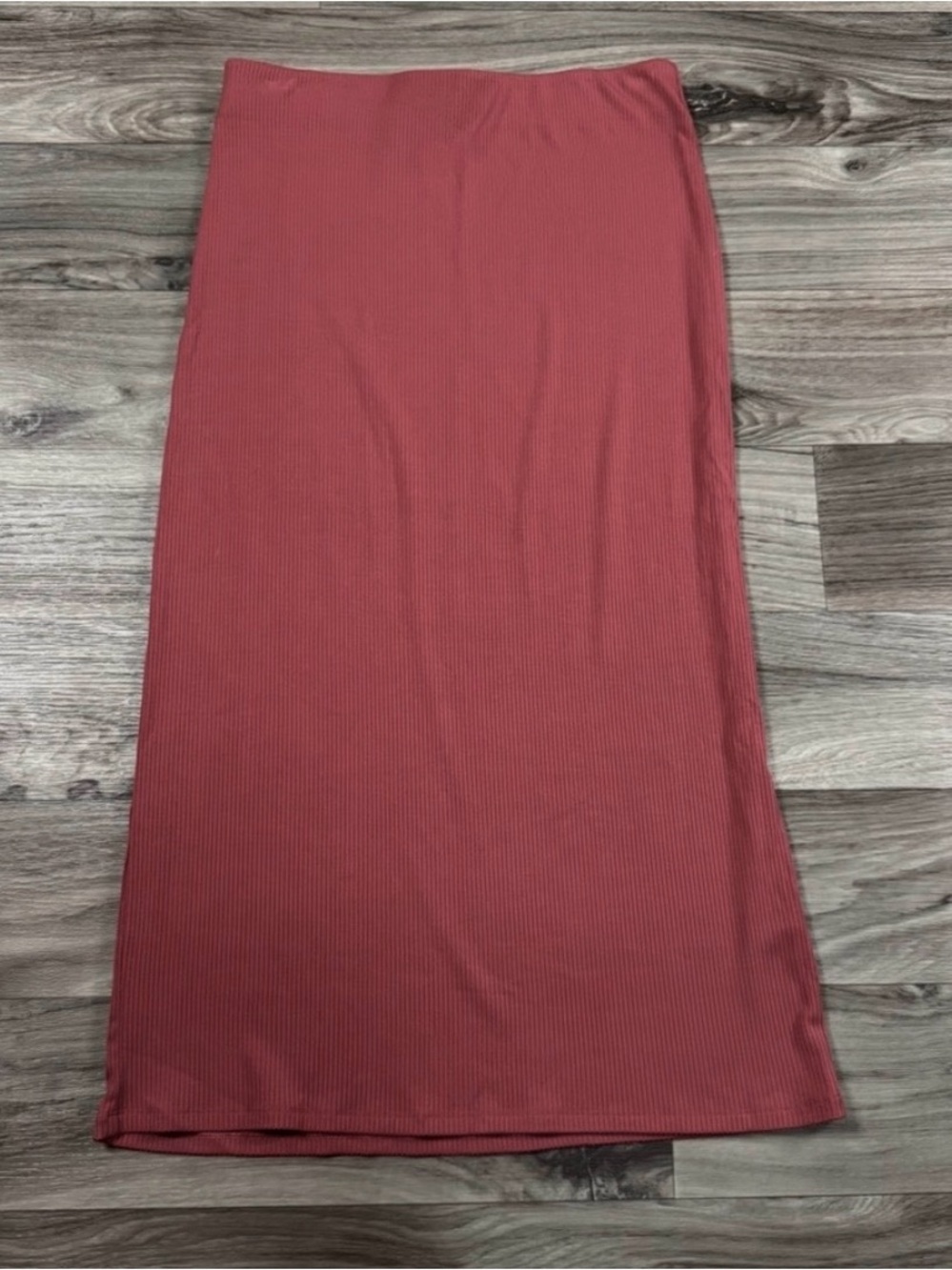 Aritzia Wilfred Janine Midi Skirt - Rust pink Pencil Skirt